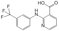 Структурная формула Нифлумовая кислота