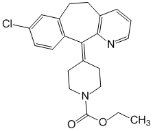 Структурная формула Лоратадин