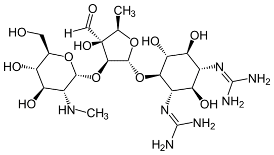 Структурная формула Стрептомицин
