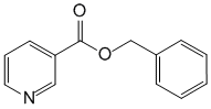 Структурная формула Бензилникотинат