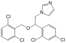 Структурная формула Изоконазол