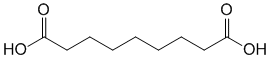 Структурная формула Азелаиновая кислота