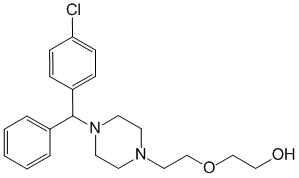 Структурная формула Гидроксизин