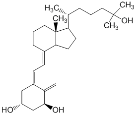 Структурная формула Кальцитриол