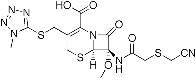 Структурная формула Цефметазол