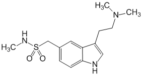 Структурная формула Суматриптан