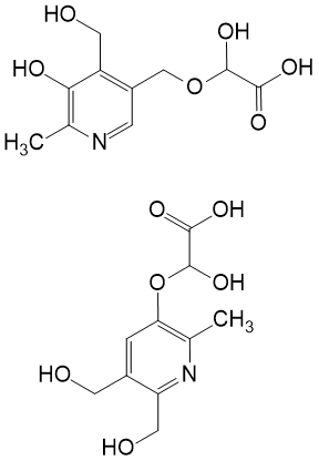 Структурная формула Пиридоксилат