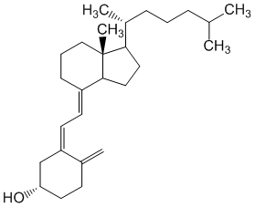 Структурная формула Колекальциферол