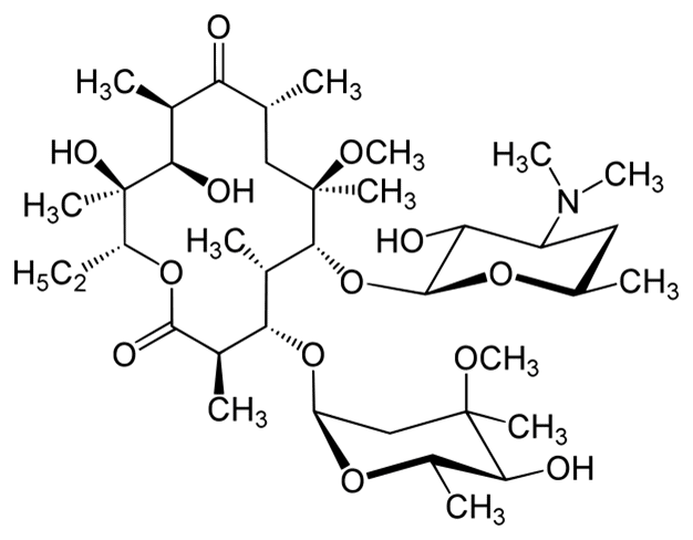 Структурная формула Кларитромицин
