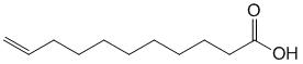 Структурная формула Ундециленовая кислота