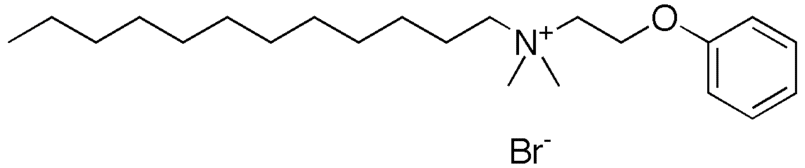 Структурная формула Домифена бромид