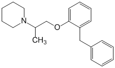 Структурная формула Бенпроперин