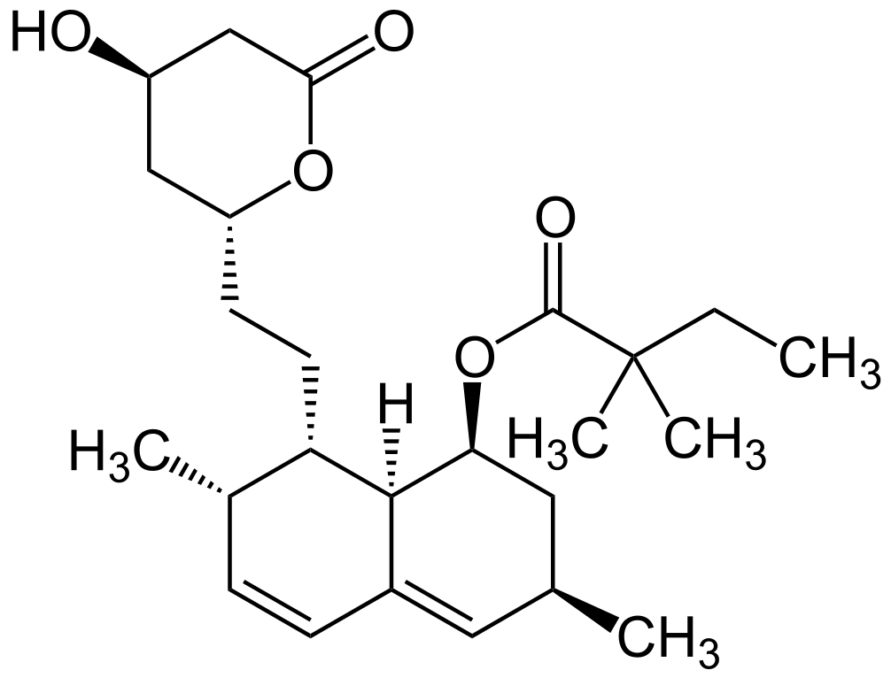 Структурная формула Симвастатин