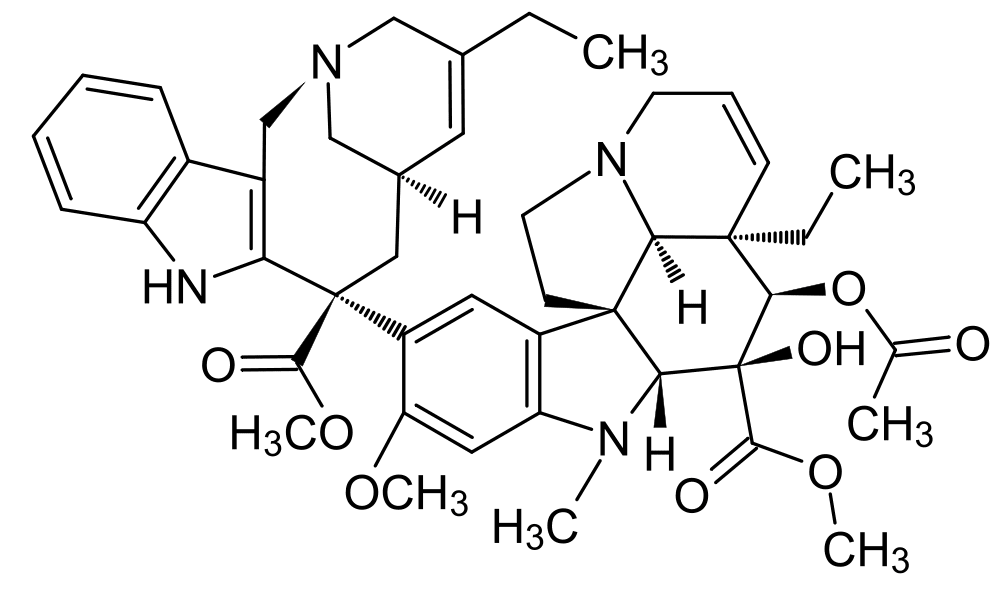 Структурная формула Винорелбин