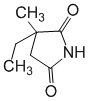 Структурная формула Этосуксимид