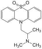 Структурная формула Диоксопрометазин