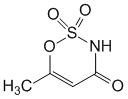 Структурная формула Ацесульфам