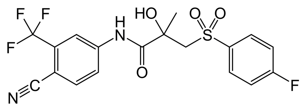 Структурная формула Бикалутамид