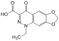 Структурная формула Циноксацин