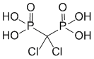 Структурная формула Клодроновая кислота