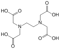 Структурная формула Эдетовая кислота