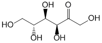 Структурная формула Фруктоза