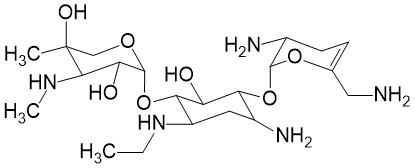 Структурная формула Нетилмицин