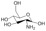 Структурная формула Глюкозамин