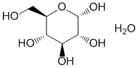 Структурная формула Глюкозомоногидрат