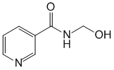Структурная формула Гидроксиметилникотинамид