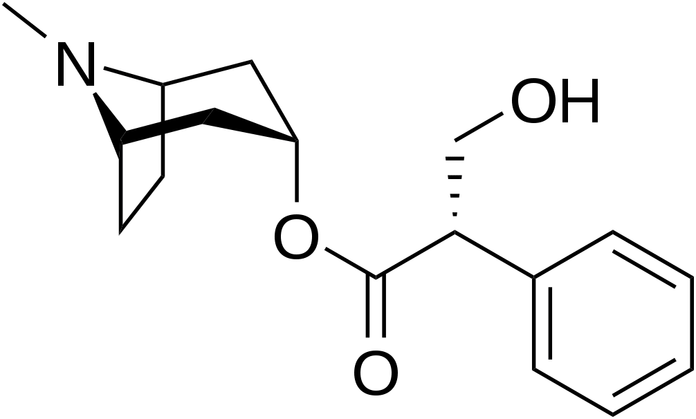 Структурная формула Гиосциамин