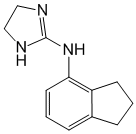 Структурная формула Инданазолин