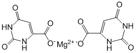 Структурная формула Магния оротат