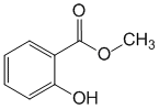 Структурная формула Метилсалицилат