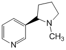Структурная формула Никотин