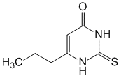 Структурная формула Пропилтиоурацил