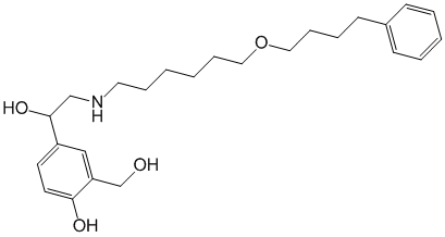 Структурная формула Салметерол