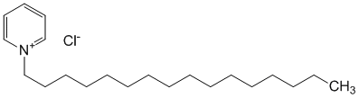 Структурная формула Цетилпиридиния хлорид