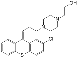 Структурная формула Зуклопентиксол
