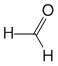 Структурная формула Формальдегид