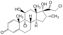 Структурная формула Мометазон