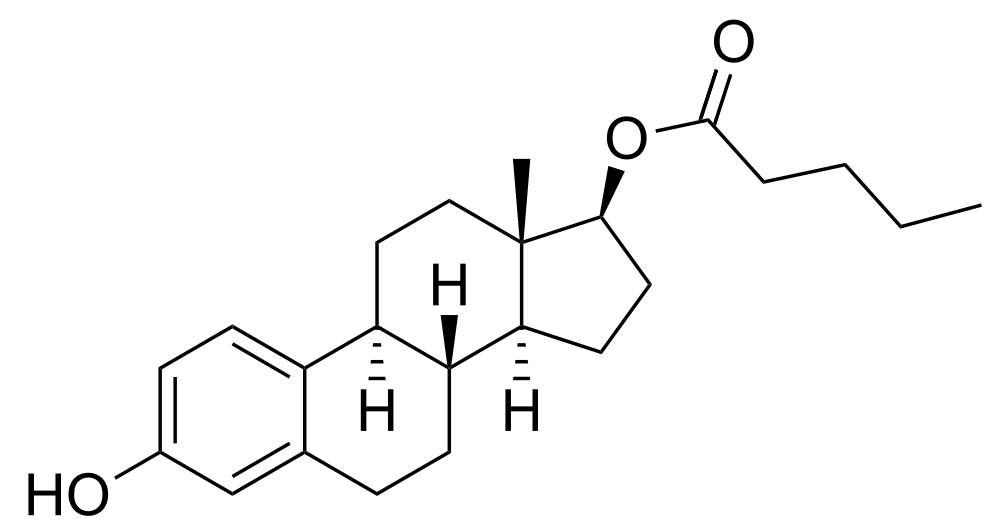 Структурная формула Эстрадиола валерат