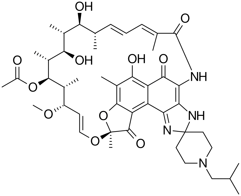 Структурная формула Рифабутин