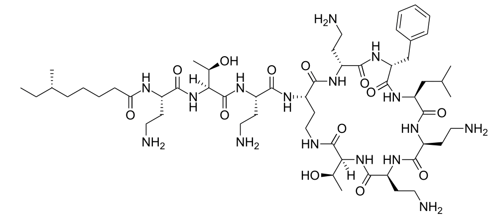 Структурная формула Полимиксин