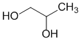 Структурная формула Пропиленгликоль
