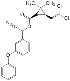 Структурная формула Альфаметрин