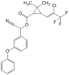 Структурная формула Цигалотрин