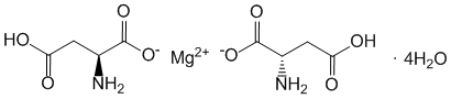 Структурная формула Магния аспарагинат