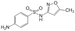 Структурная формула Сульфаметоксазол
