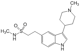 Структурная формула Наратриптан